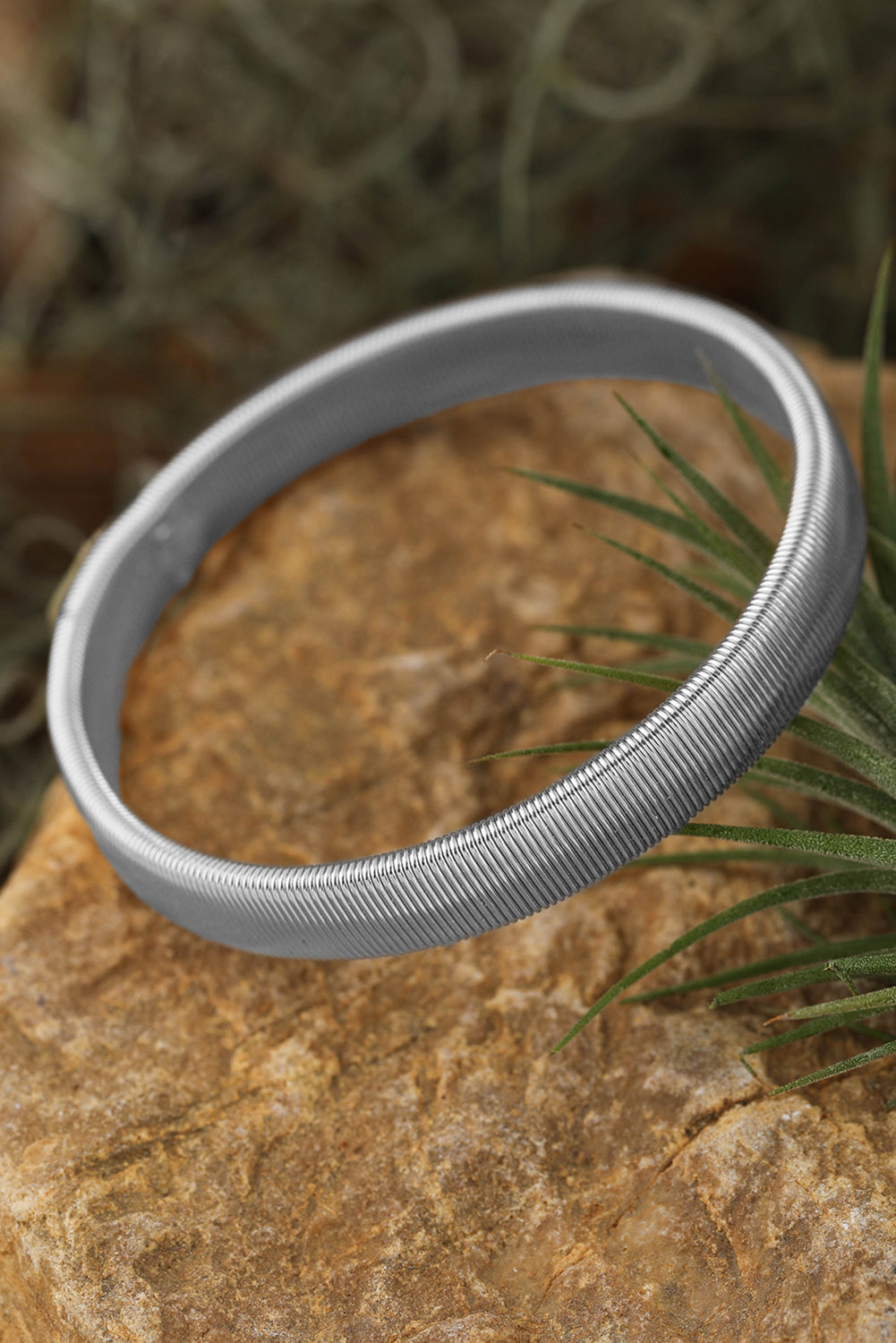 Silver Stretchy Bangle