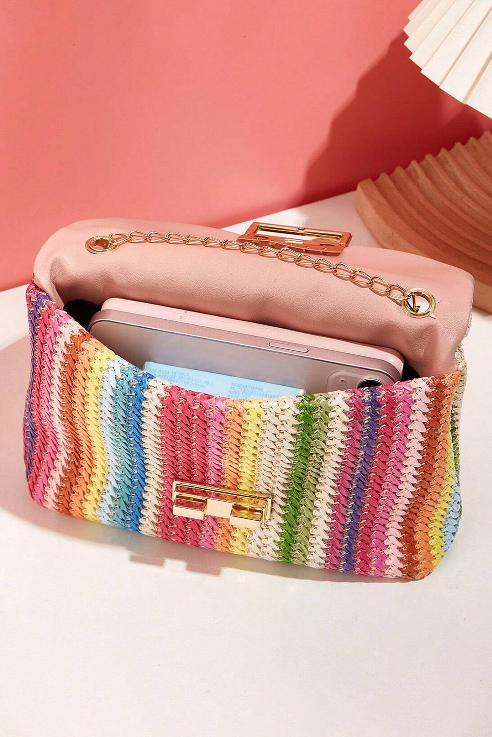 Multicolor Bohemian Woven Bag