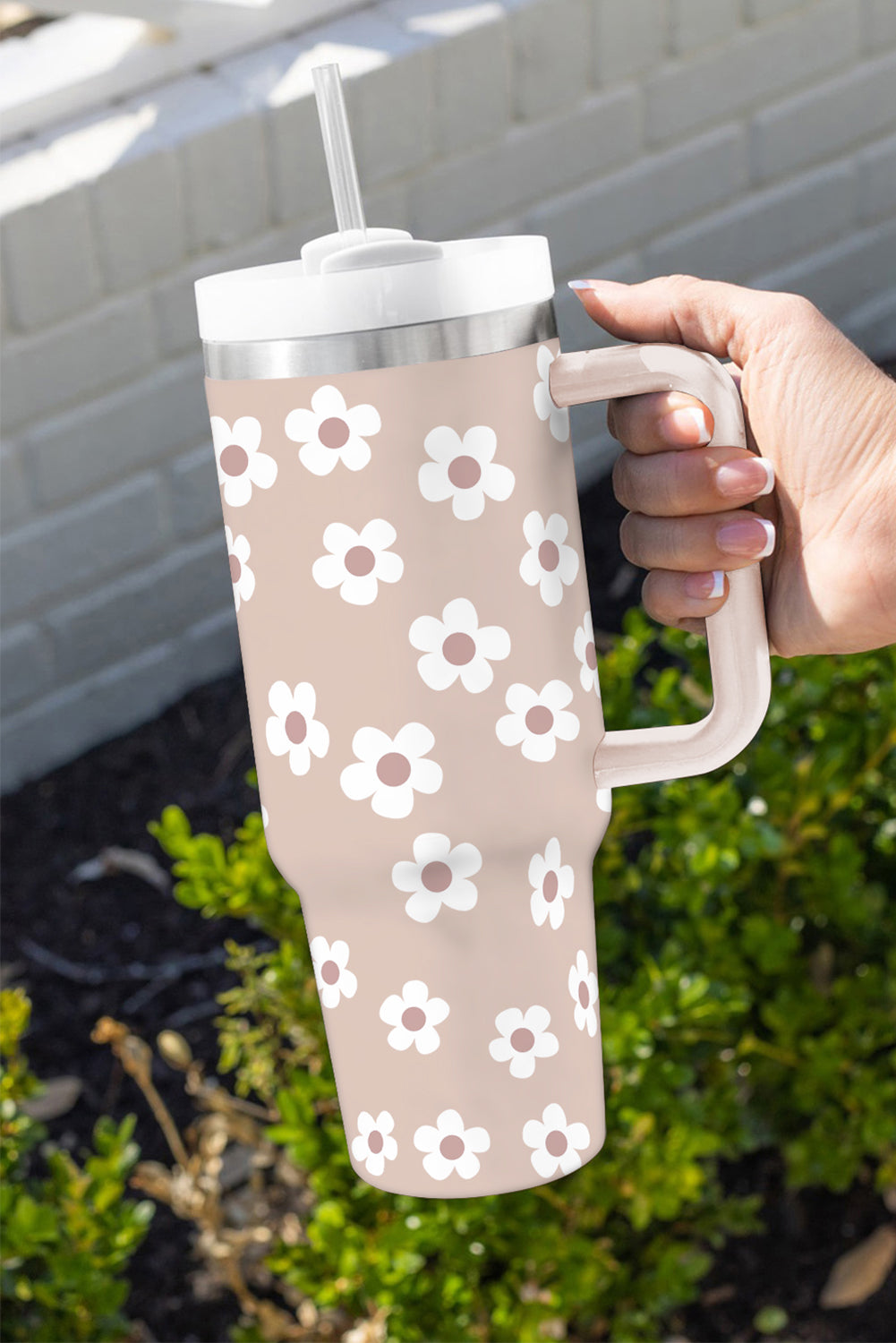 Retro Flower 40 oz. Tumbler