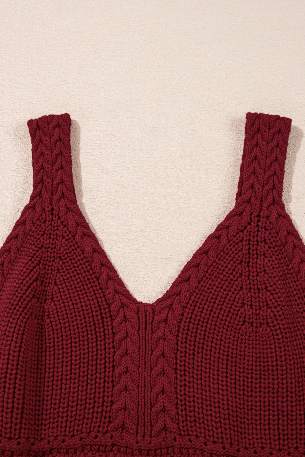 Burgundy Knit Tee