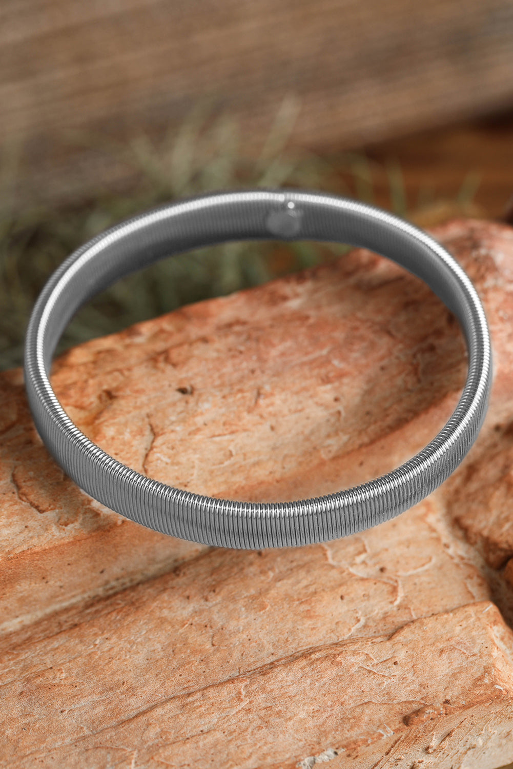 Silver Stretchy Bangle