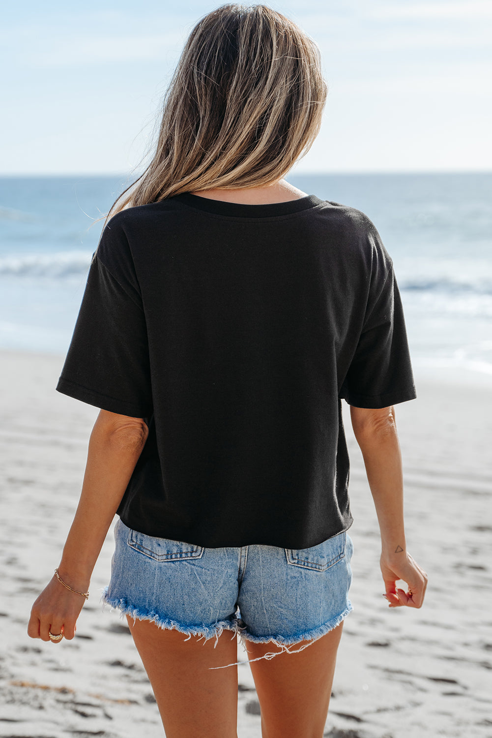 Checkered Peace Top