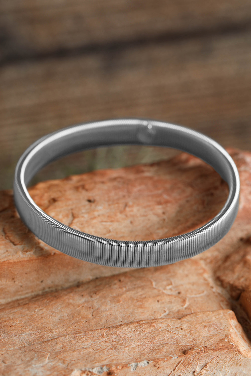 Silver Stretchy Bangle