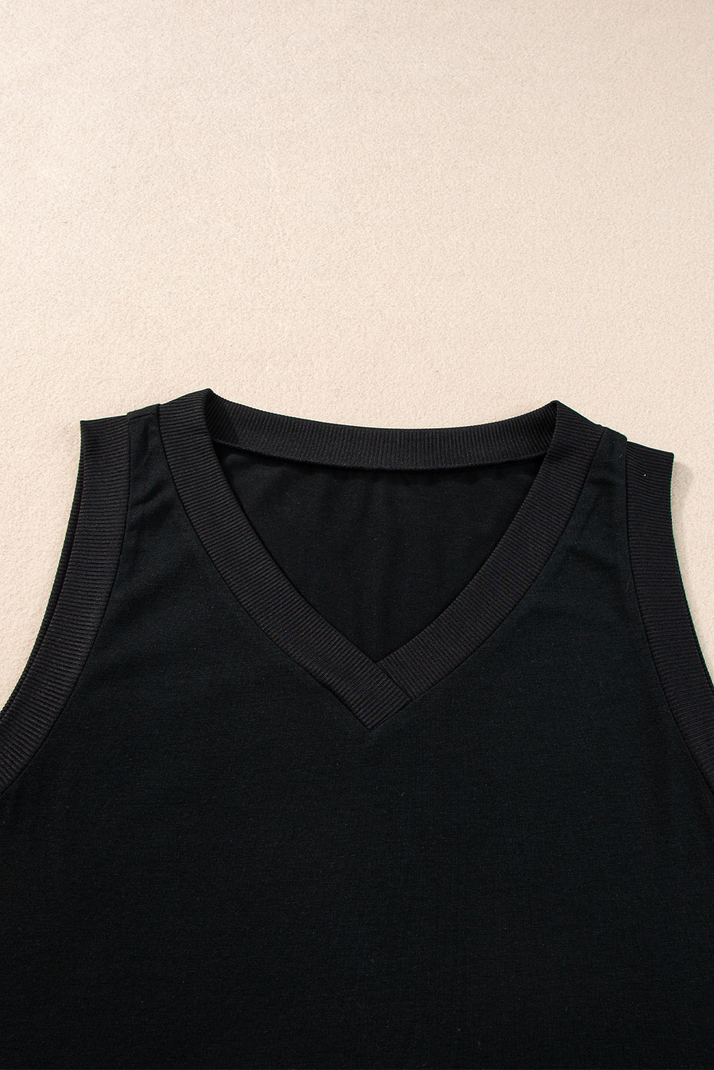 Black Relax Fit Tank