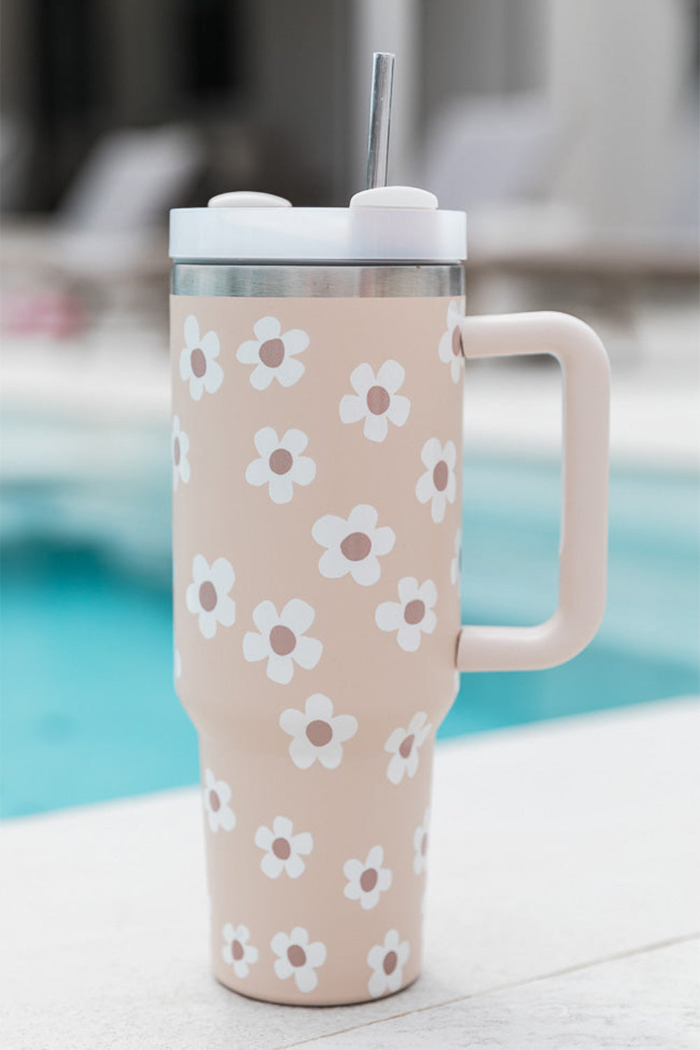 Retro Flower 40 oz. Tumbler