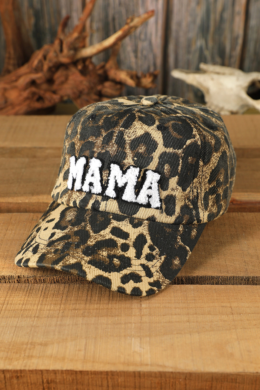 Leopard MAMA Embroidered Baseball Hat