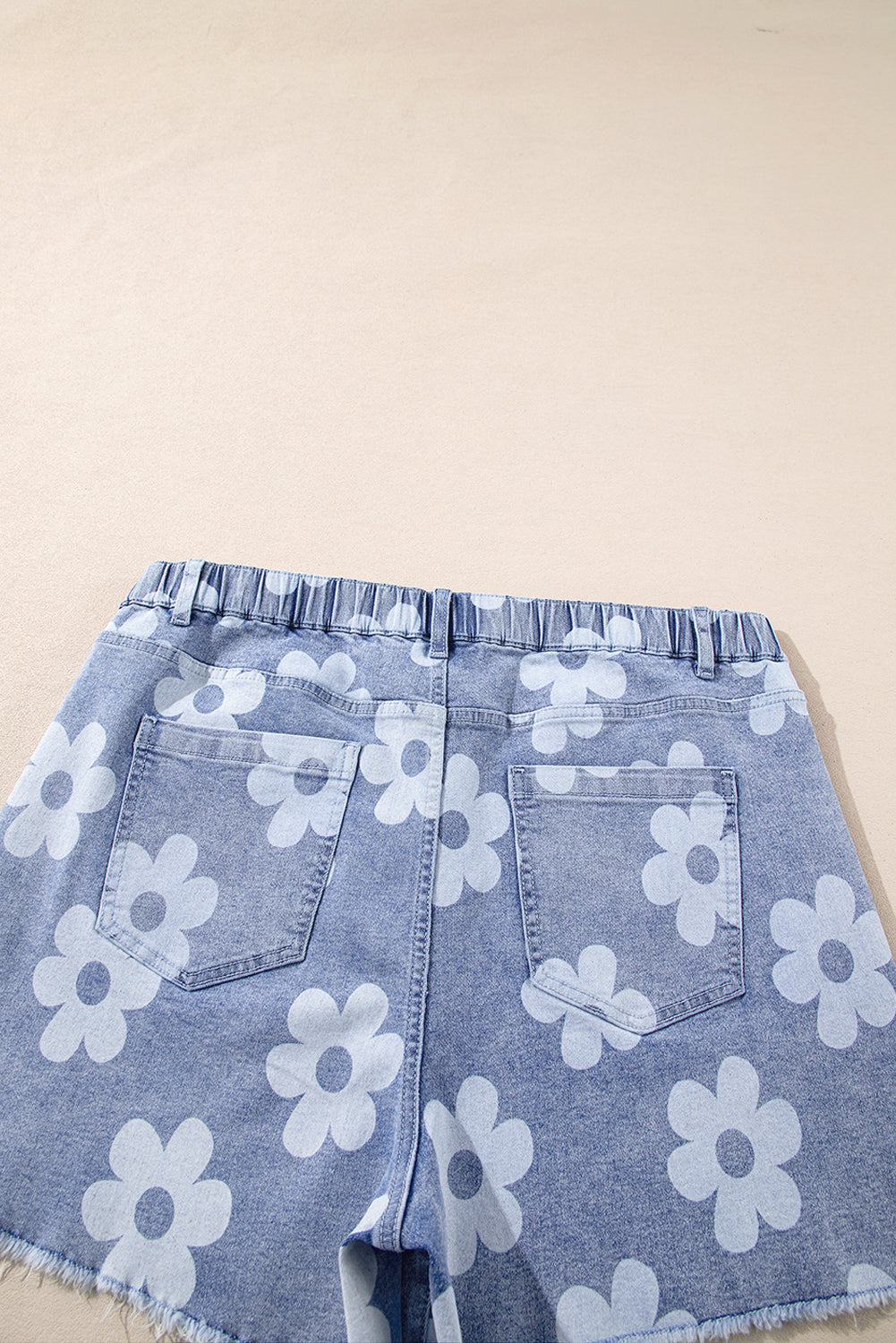 Ashleigh Floral Denim Shorts