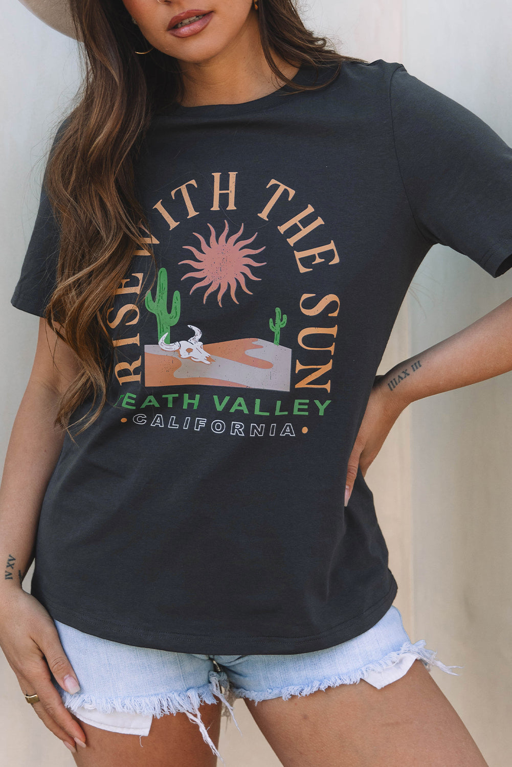 Rise with the Sun Western Tee