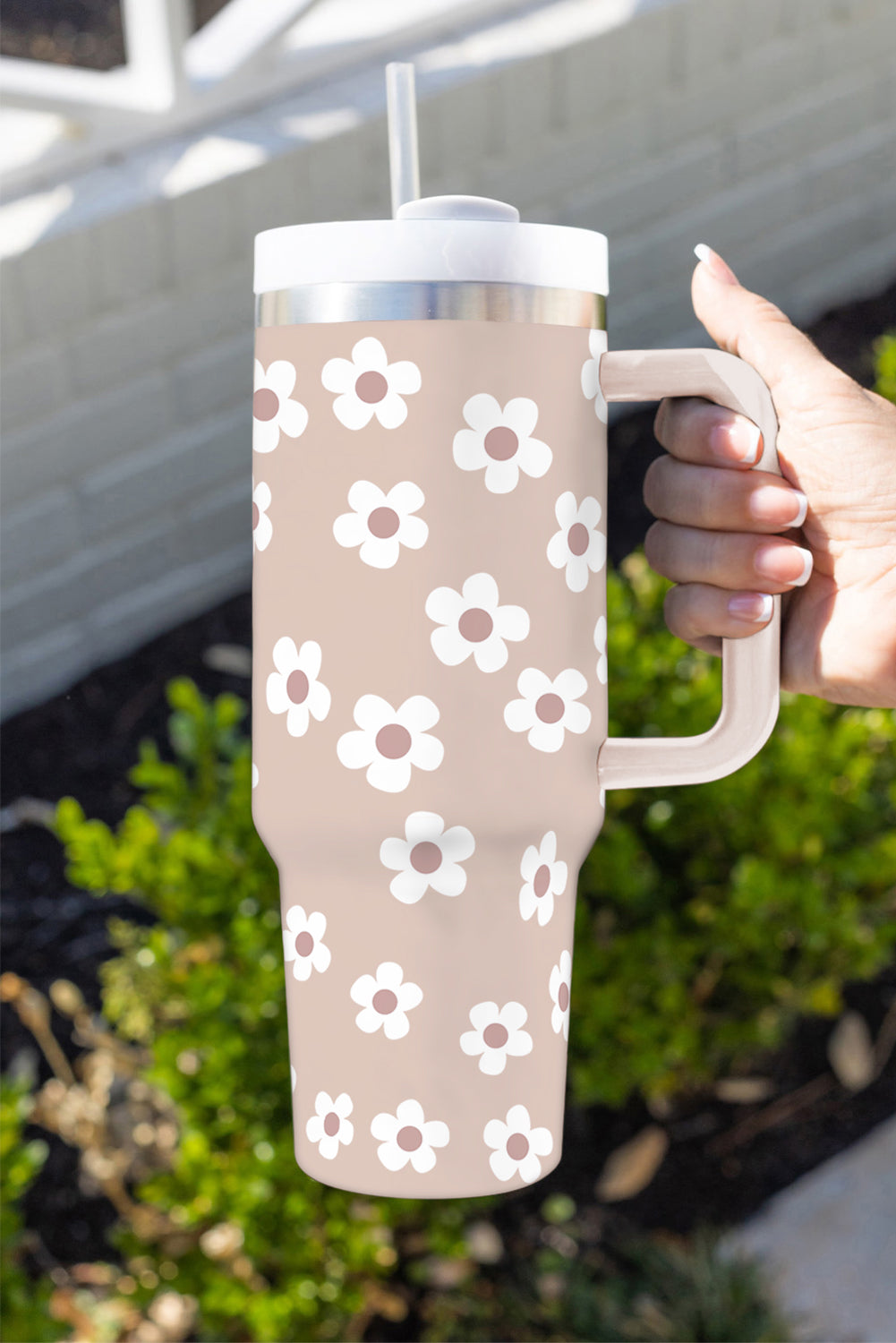 Retro Flower 40 oz. Tumbler