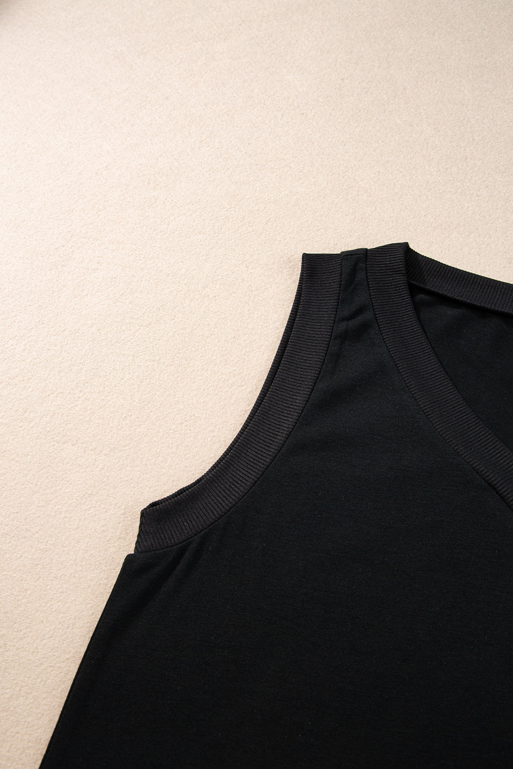 Black Relax Fit Tank