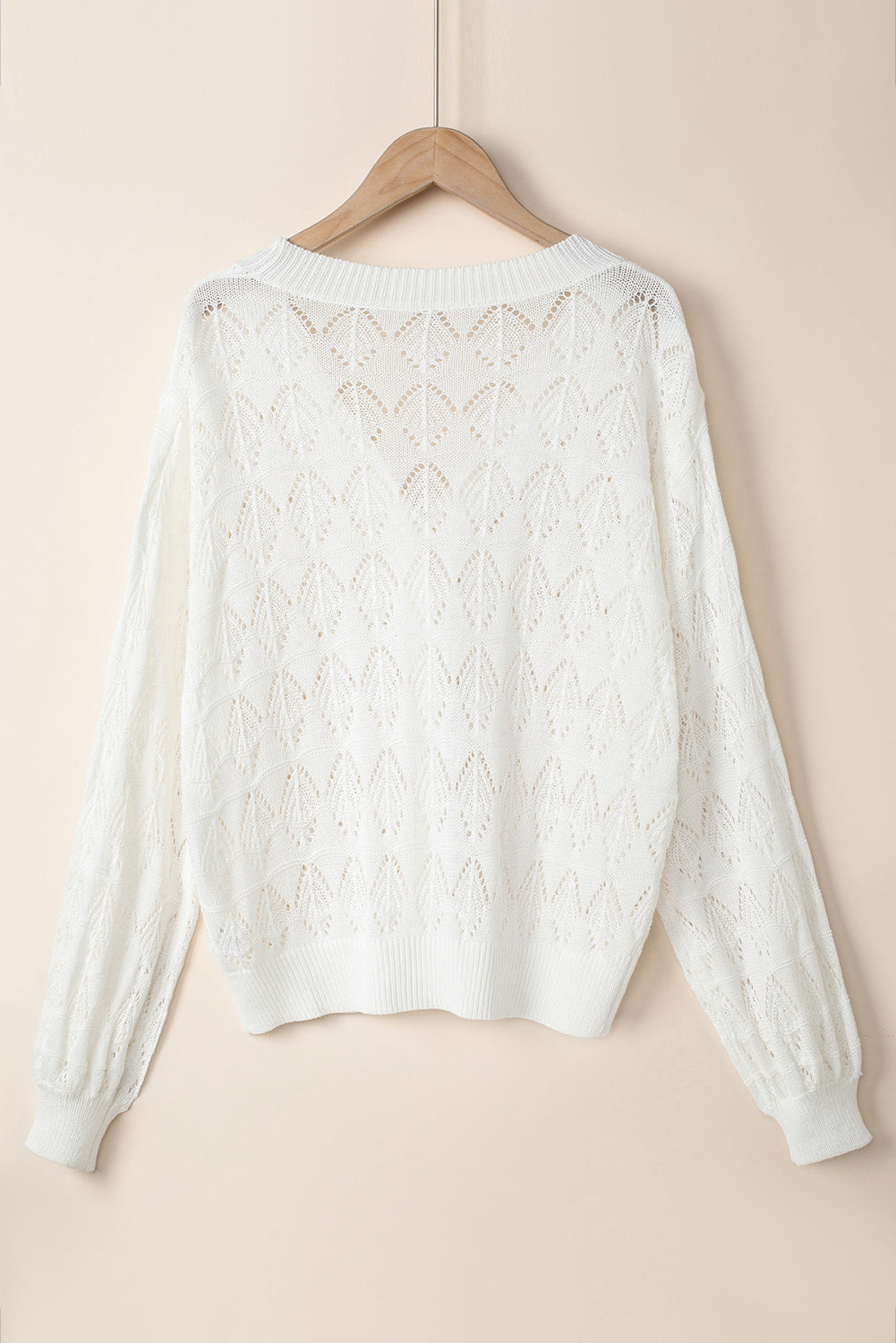 White Lightweight Cardigan