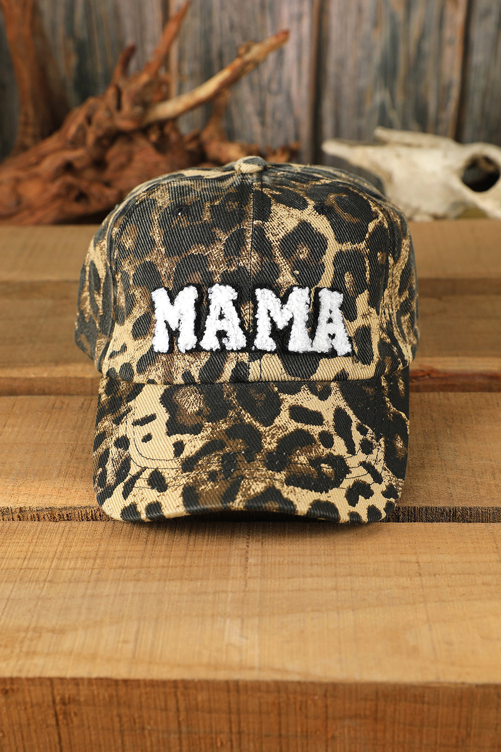 Leopard MAMA Embroidered Baseball Hat