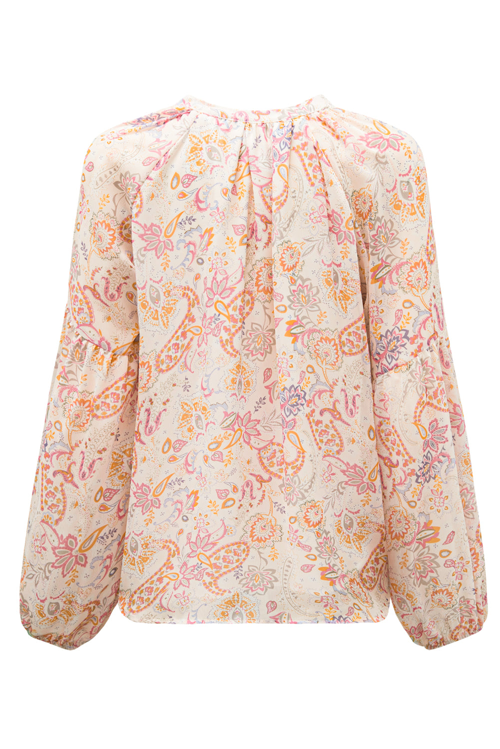 Apricot Floral Lose Fit Top
