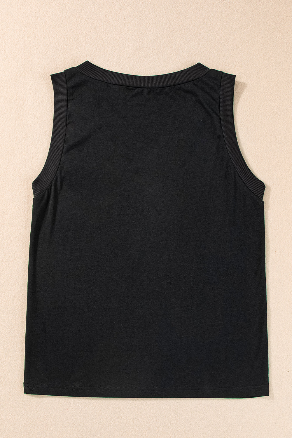 Black Relax Fit Tank