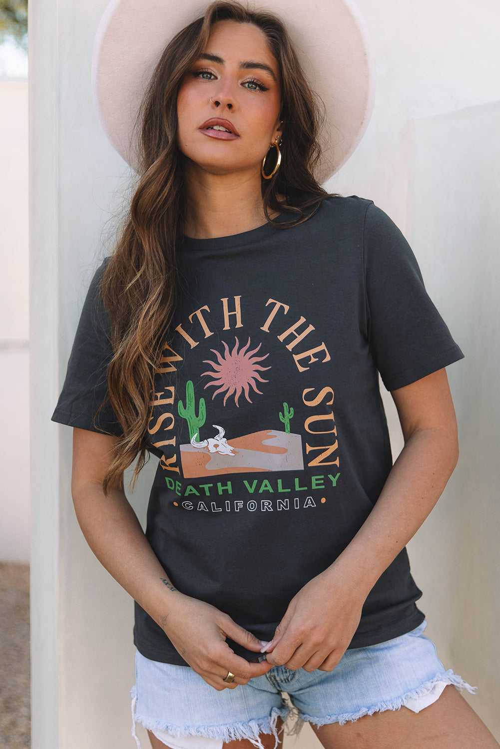 Rise with the Sun Western Tee