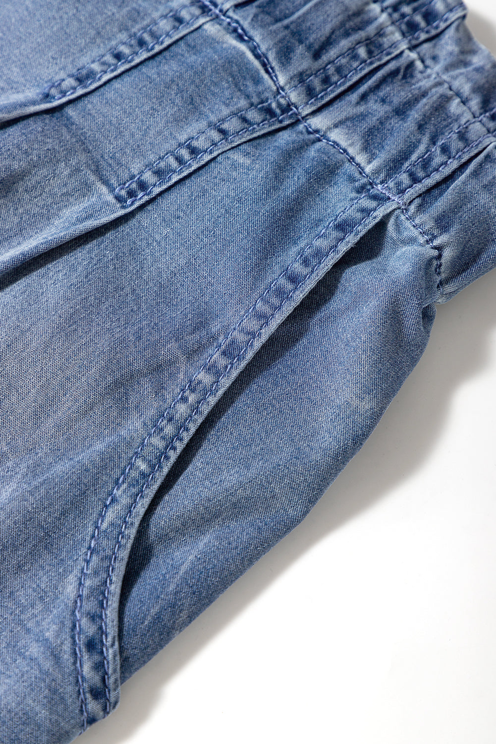 Dusk Blue Denim Shorts