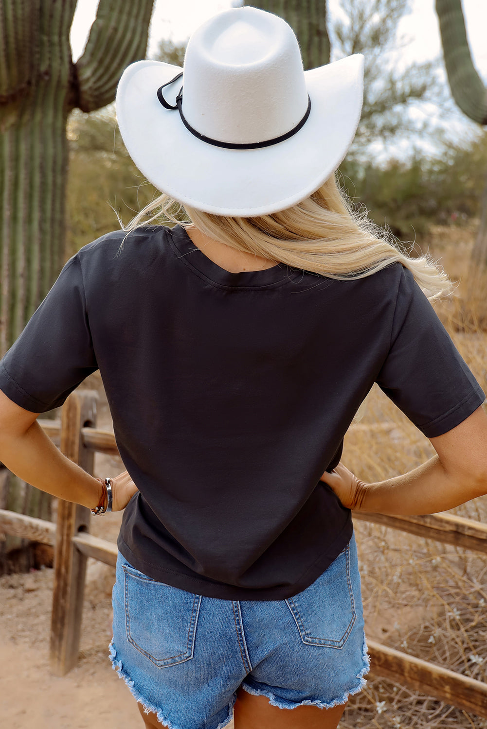 Western Bull Head Boho Tee