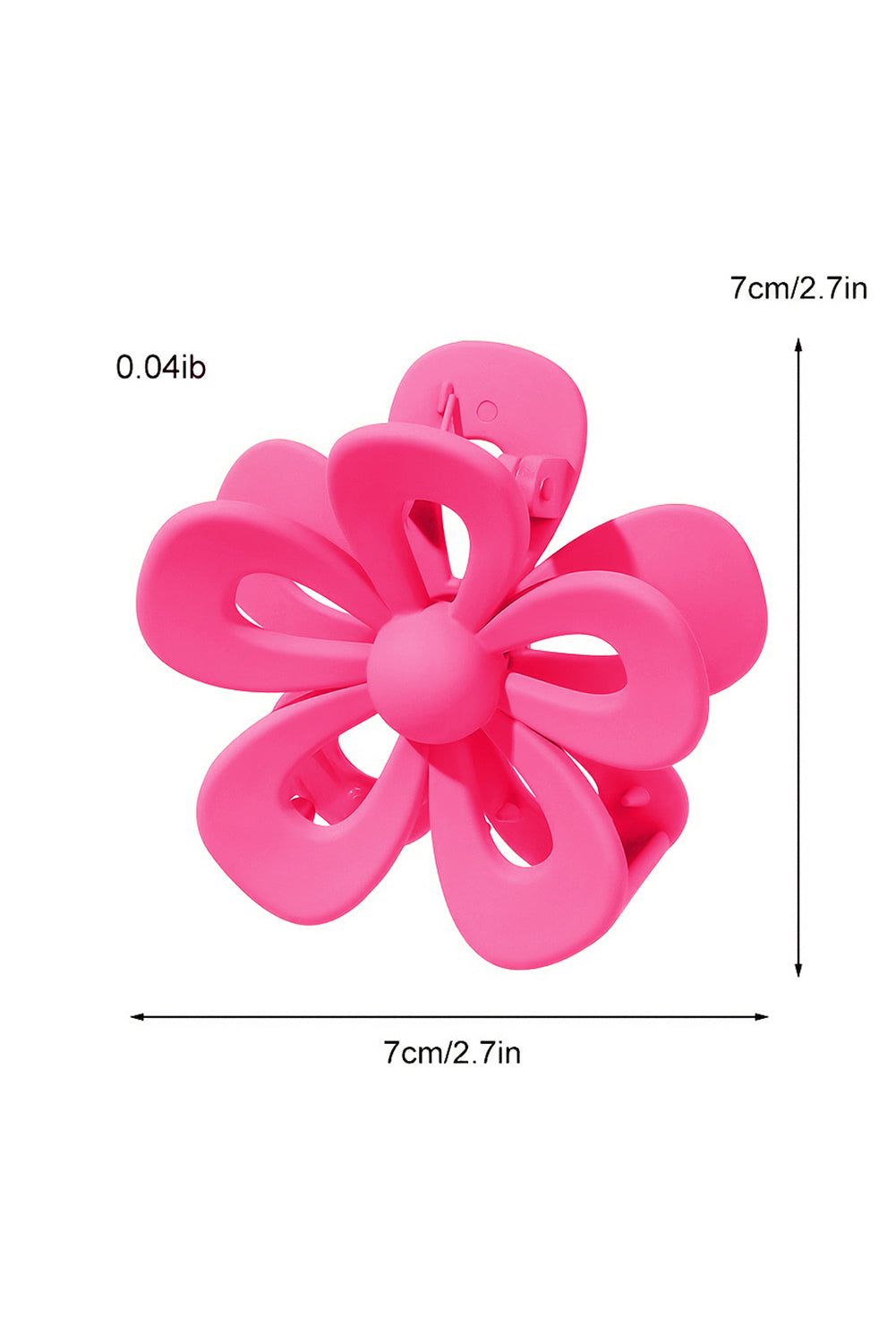 Pink Sweet Flower Claw Clip