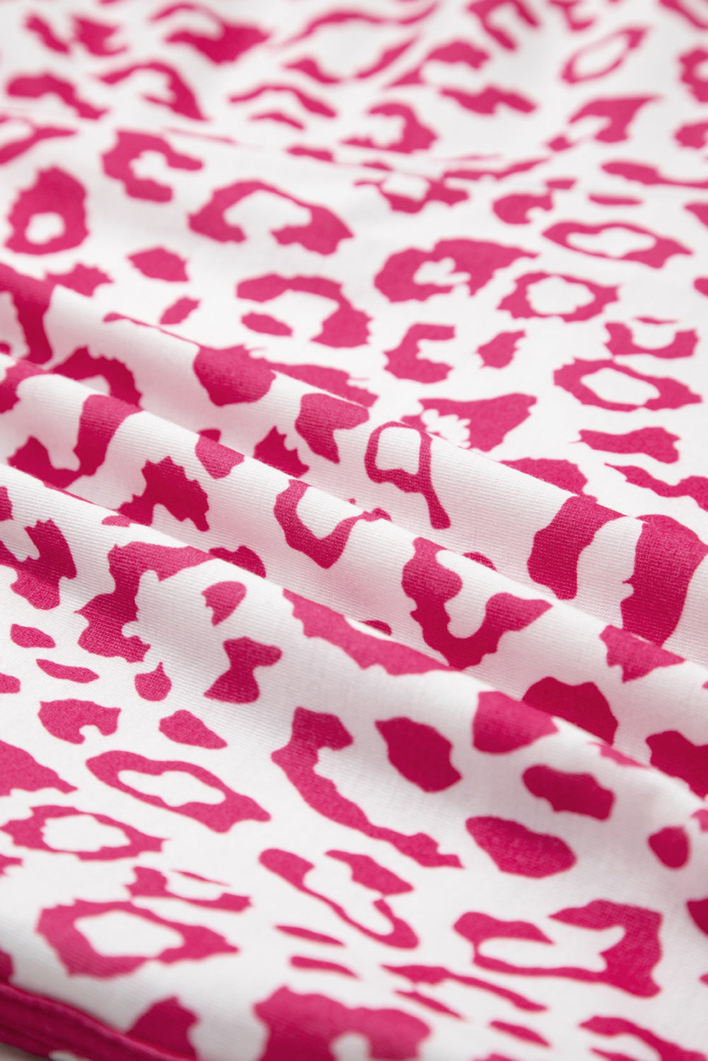 Pink Leopard Casual Shorts