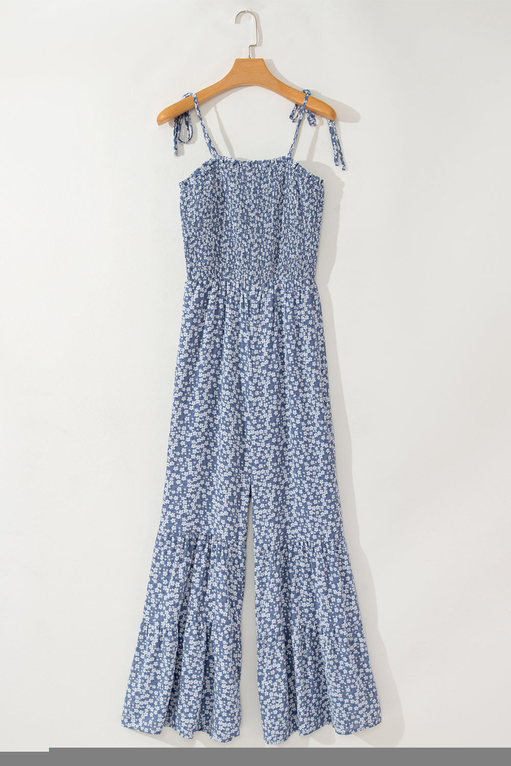 Dusk Blue Thin Strapped Jumpsuit