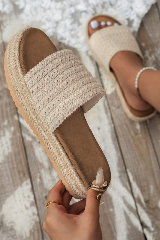 Boho Woven Slippers