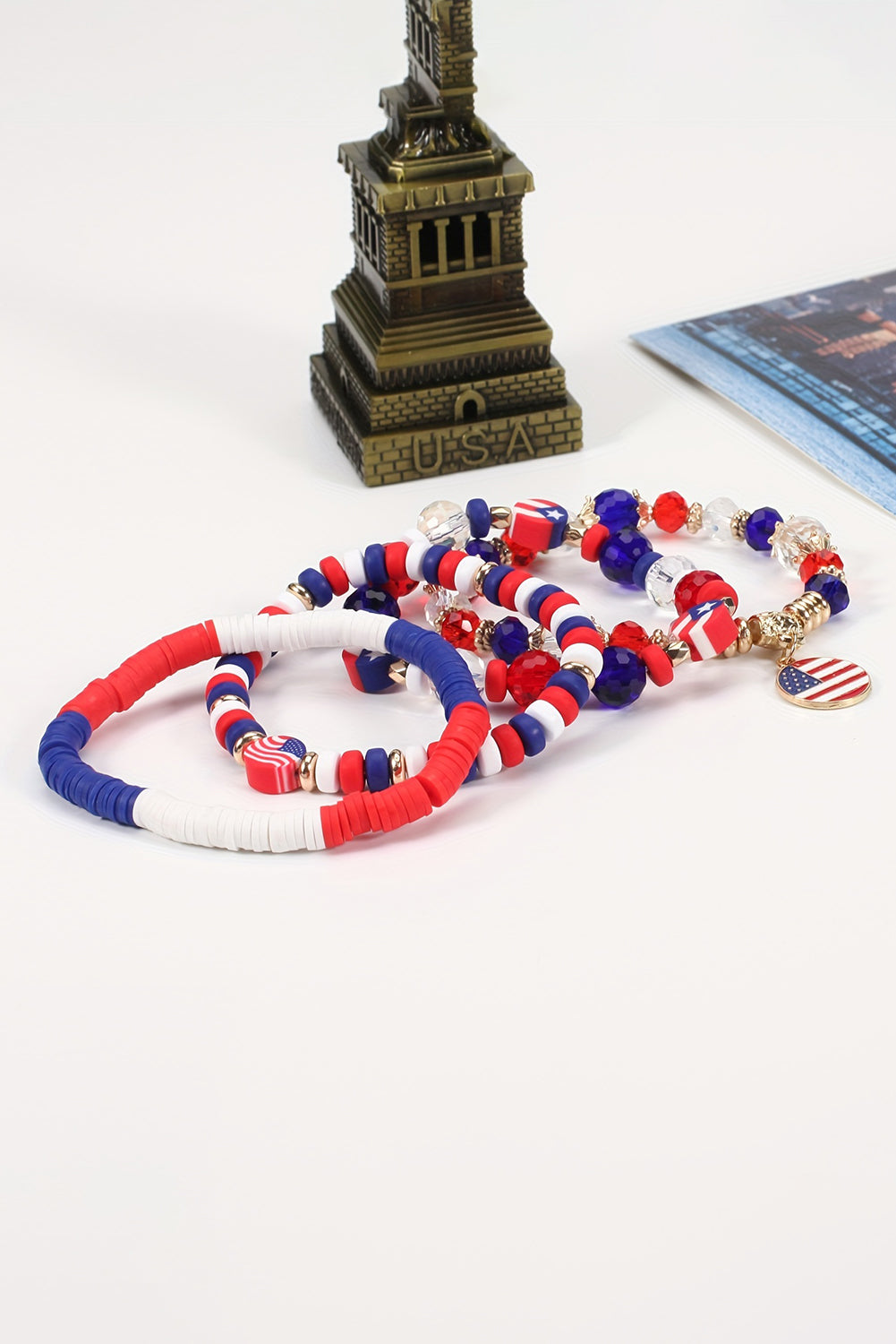 Flag Day Beaded Bracelet