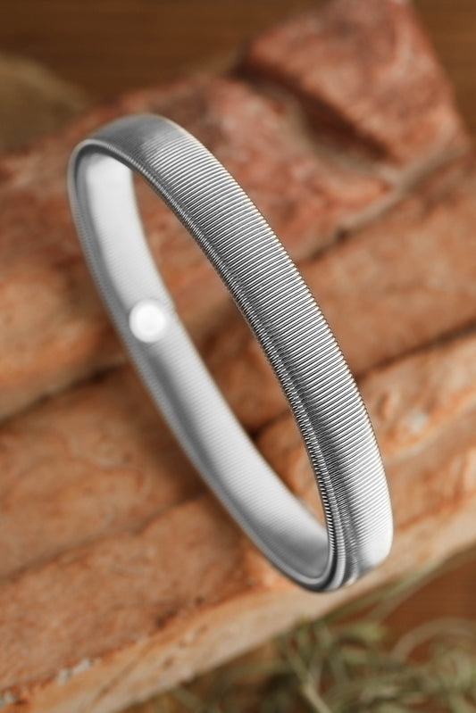 Silver Stretchy Bangle