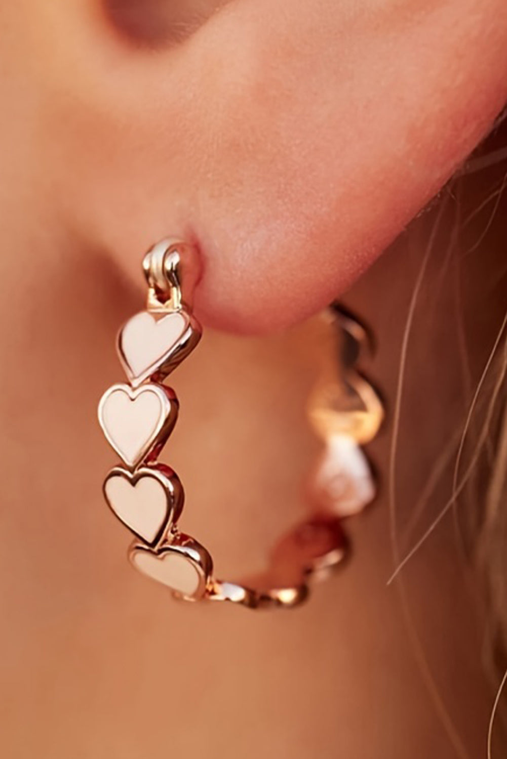 Heart Shape Hook Earrings