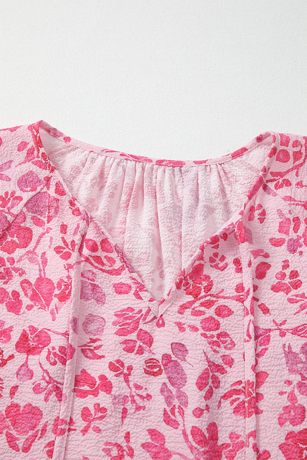 Pink Floral Loose Fit Top