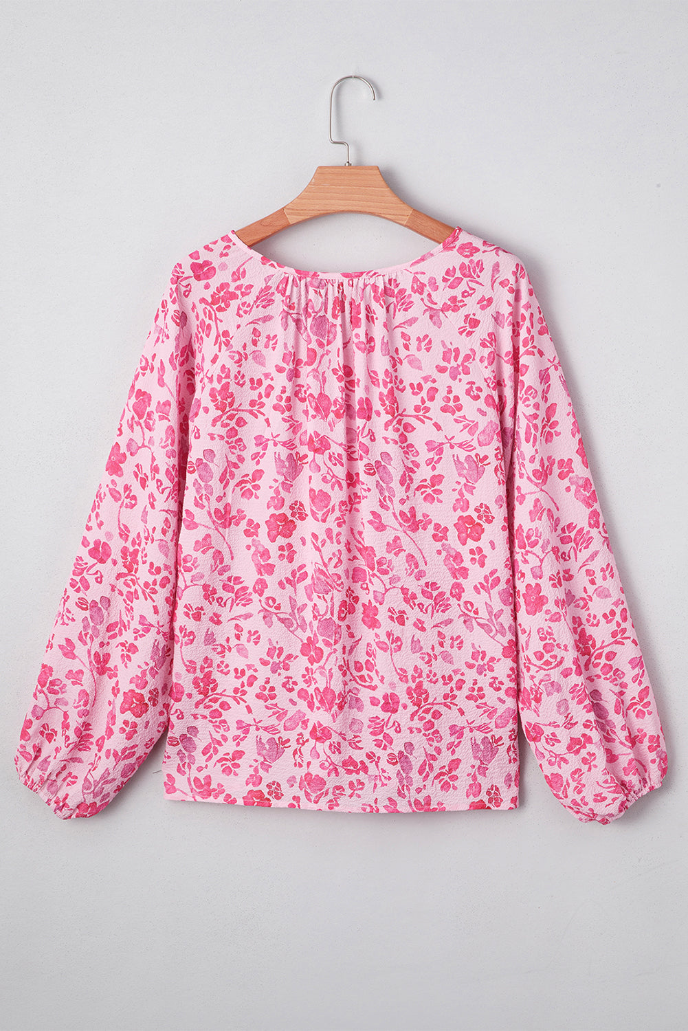 Pink Floral Loose Fit Top