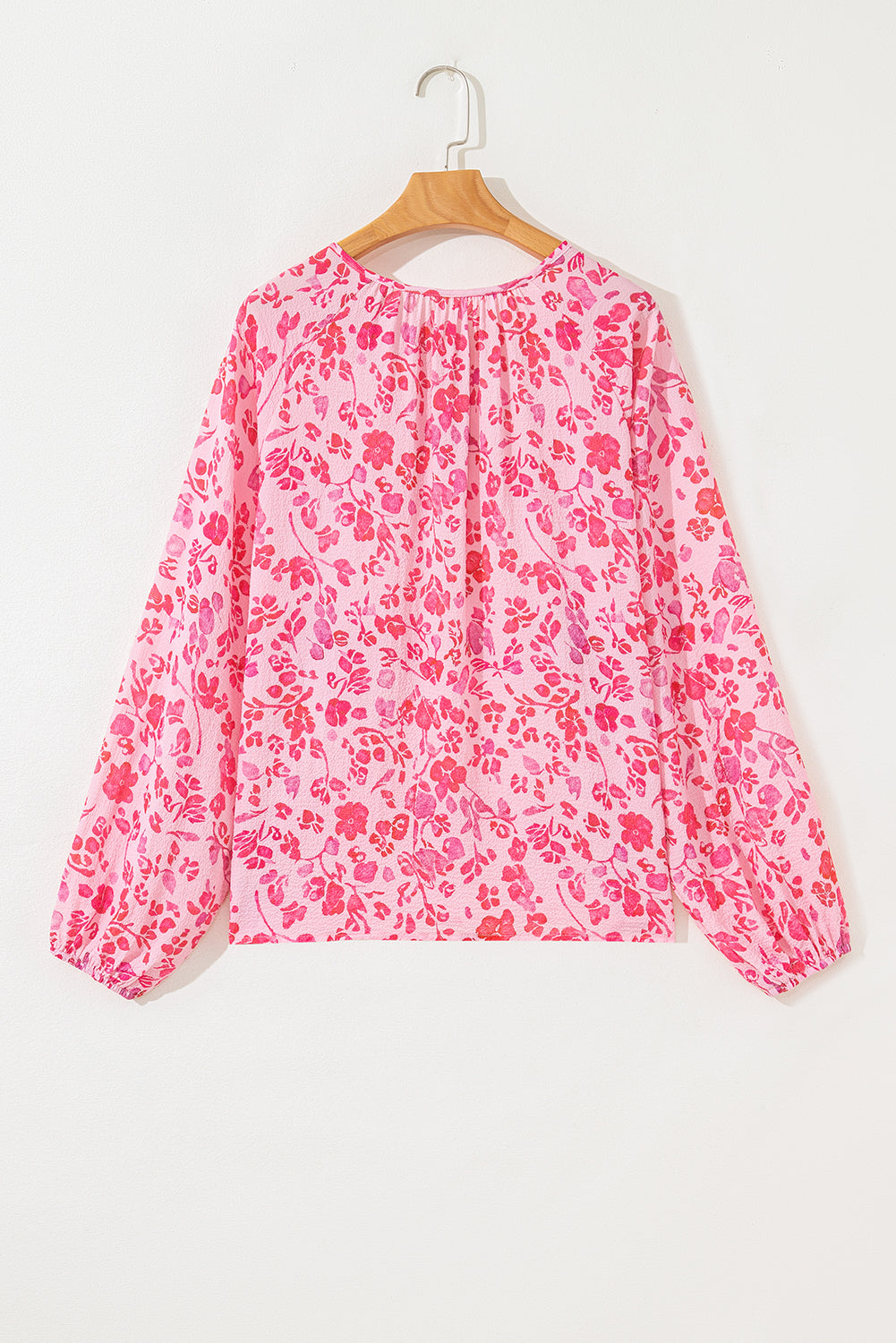 Pink Floral Loose Fit Top