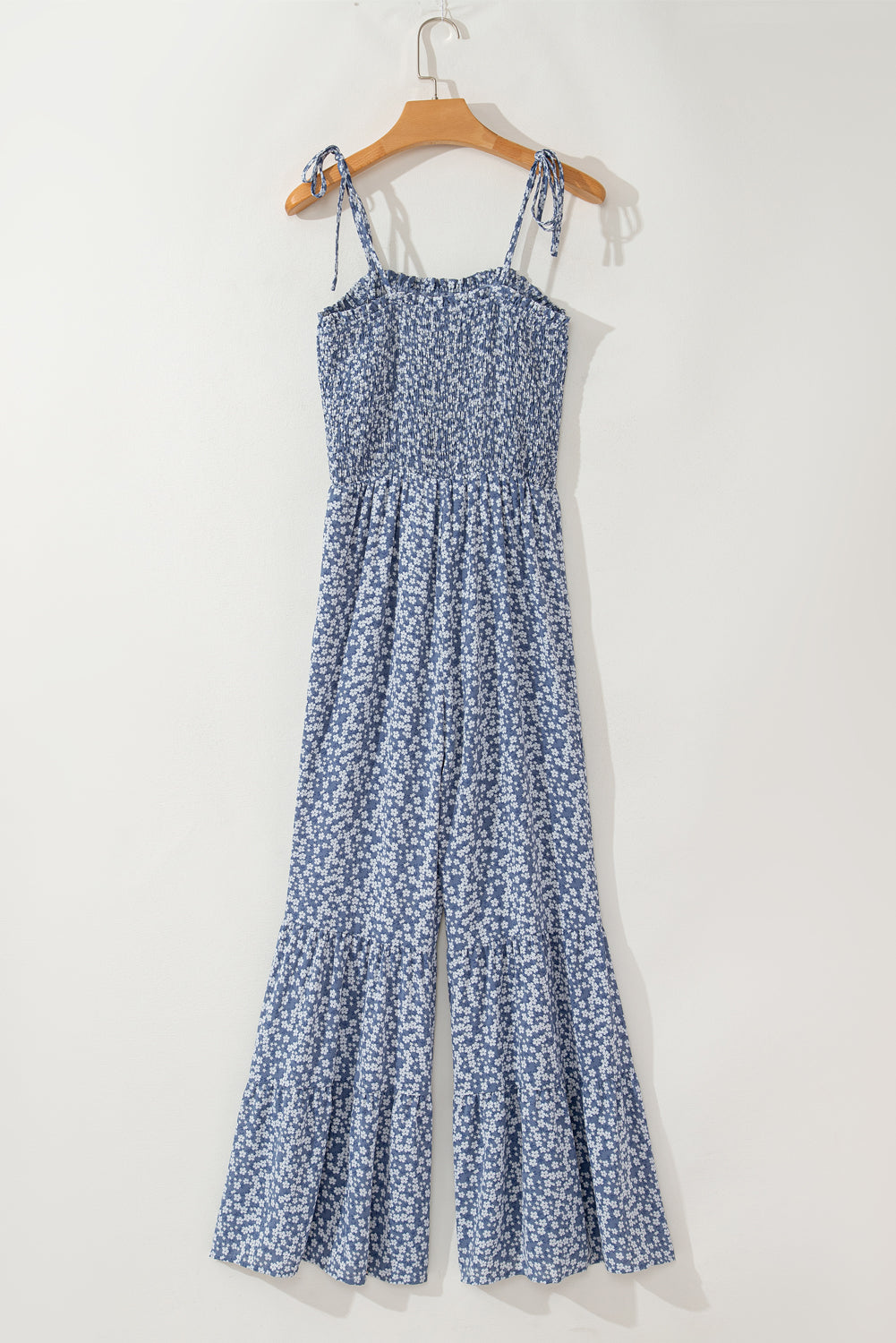 Dusk Blue Thin Strapped Jumpsuit