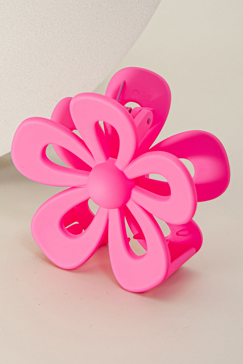 Pink Sweet Flower Claw Clip