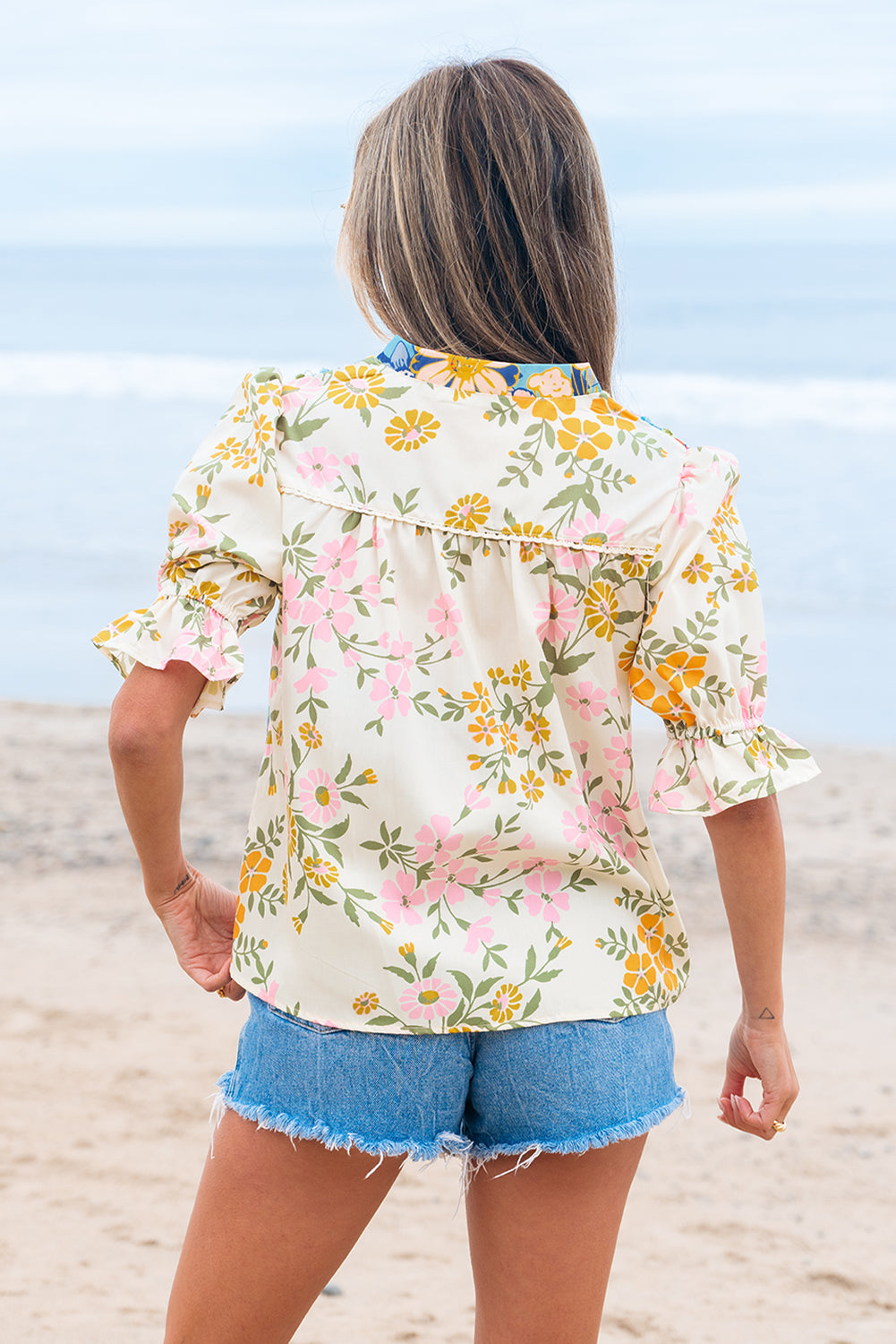Boho Floral Top