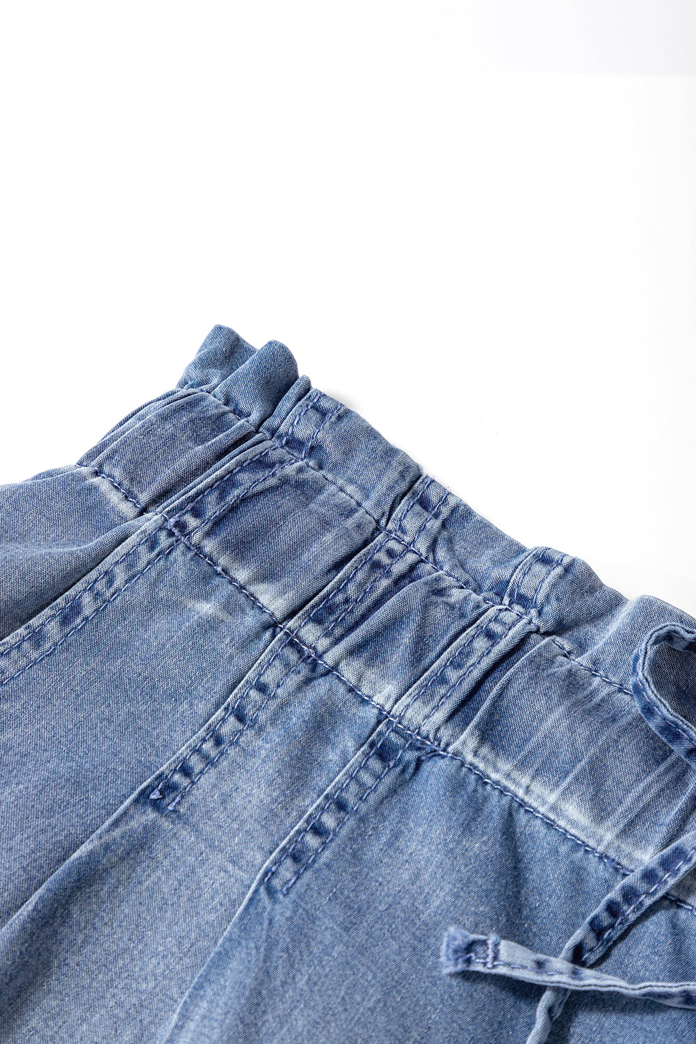 Dusk Blue Denim Shorts