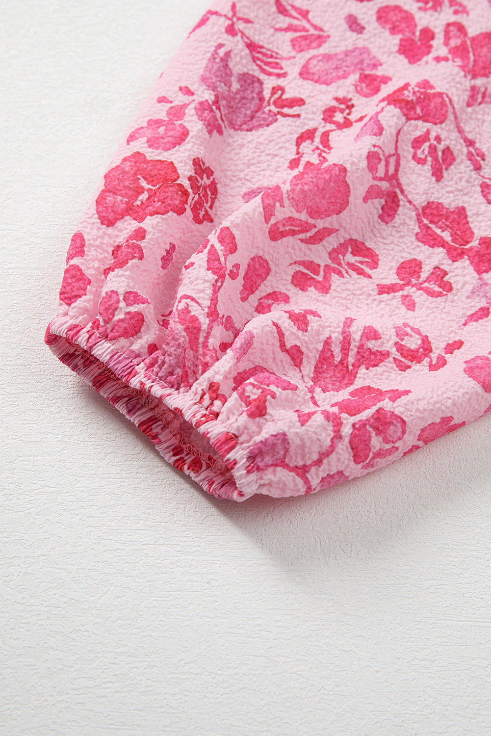 Pink Floral Loose Fit Top