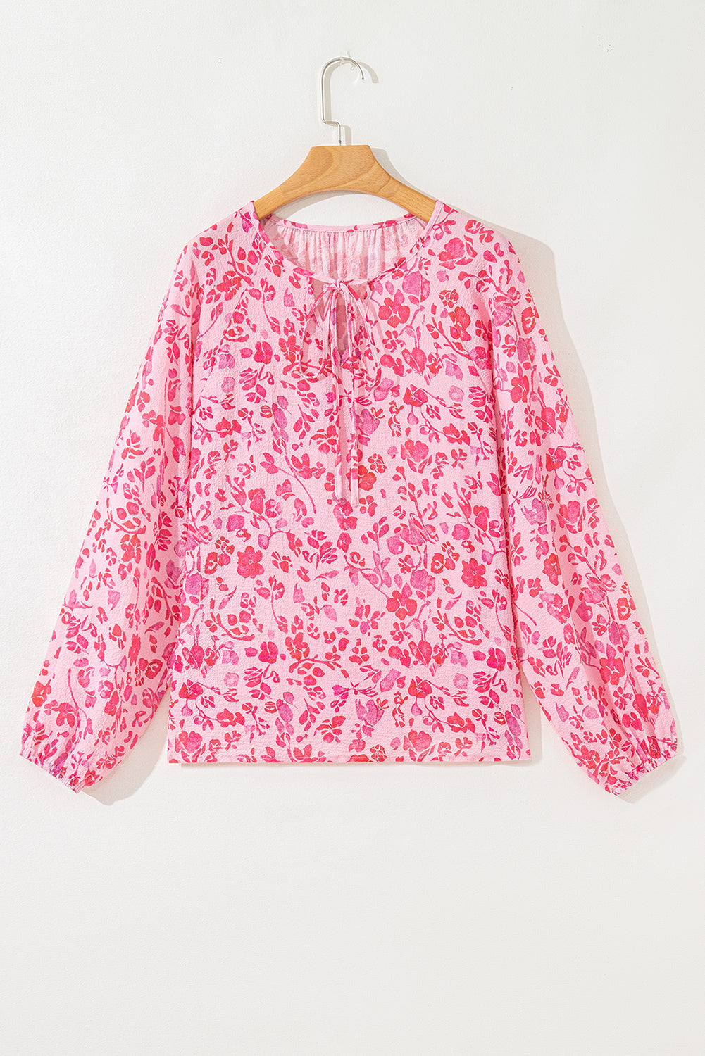 Pink Floral Loose Fit Top