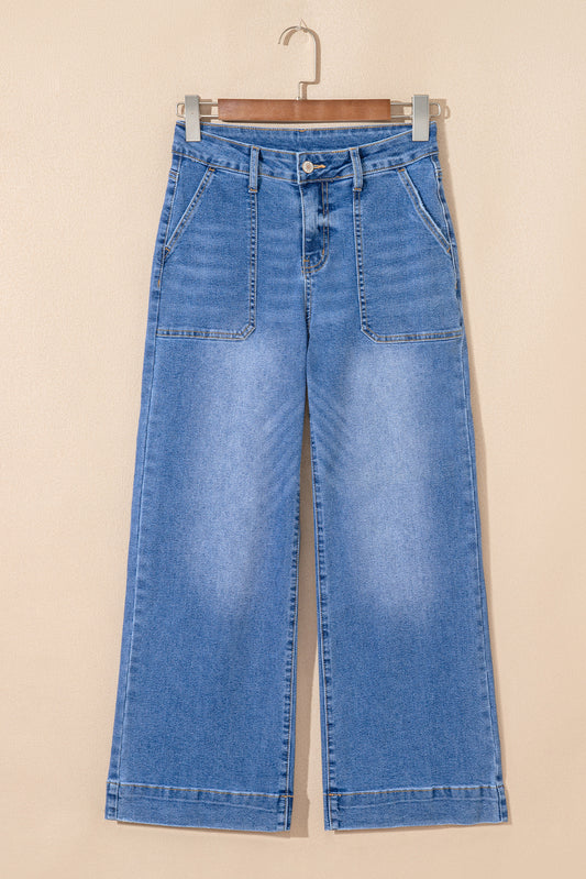 High Rise Wide Leg Jeans