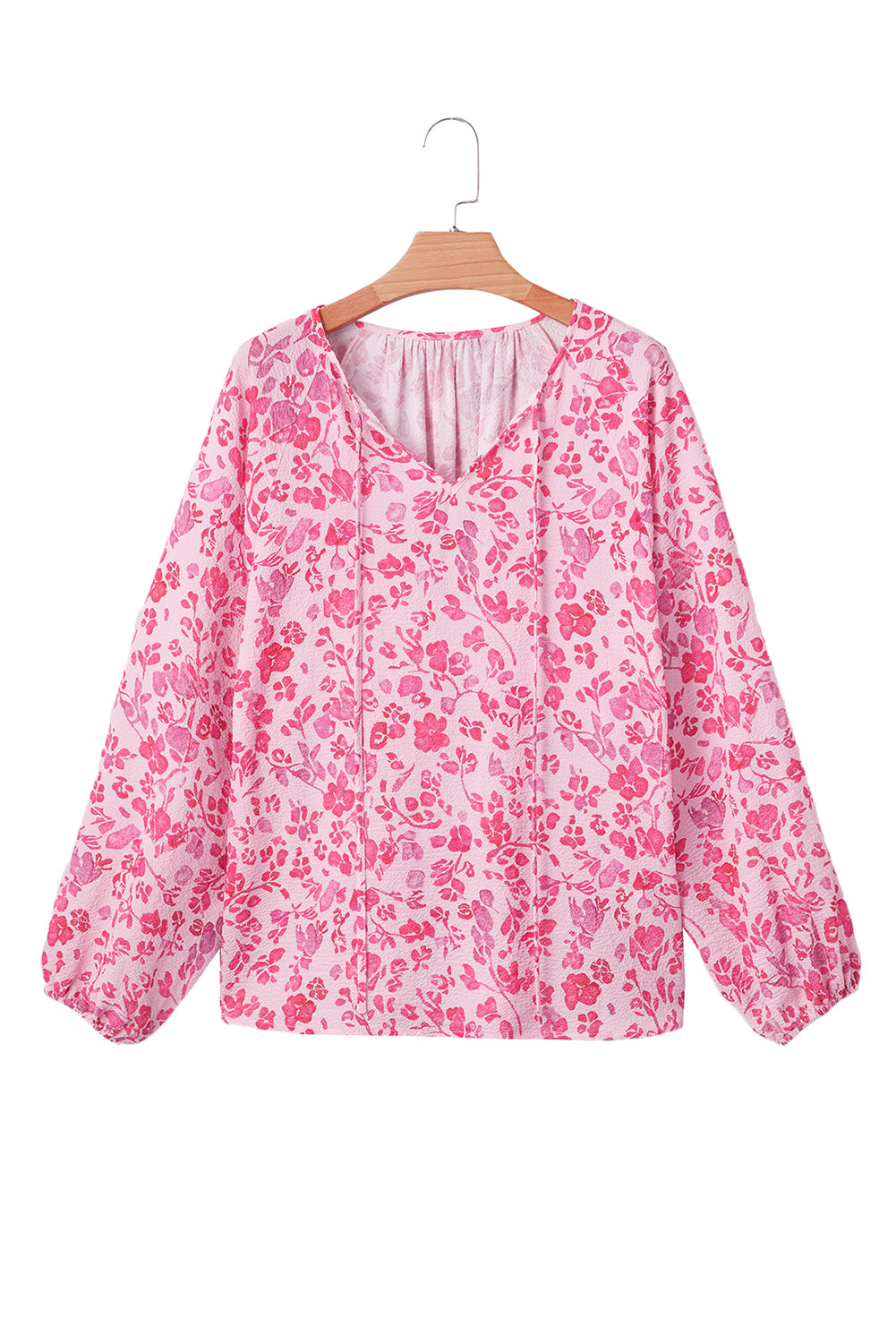 Pink Floral Loose Fit Top