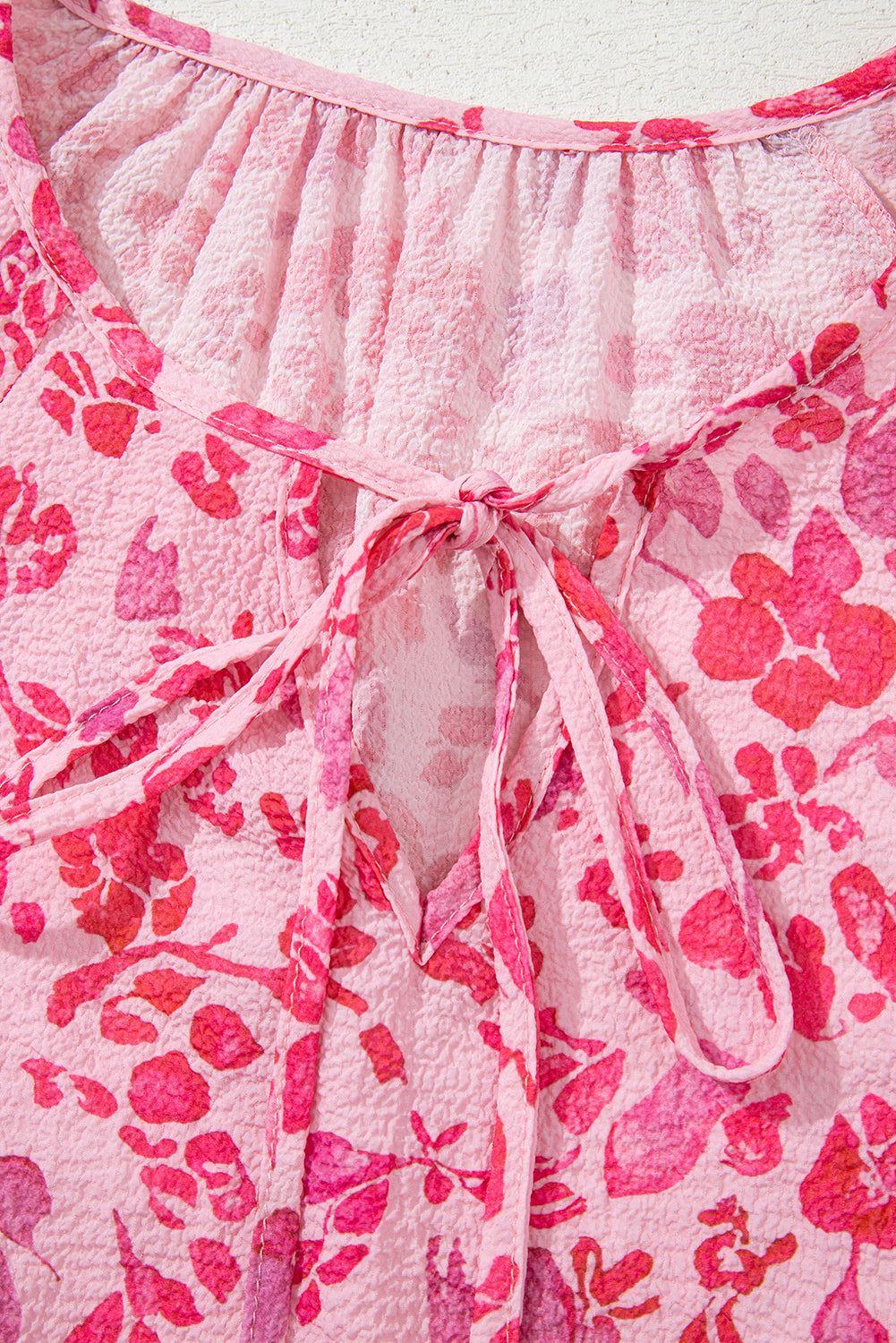Pink Floral Loose Fit Top