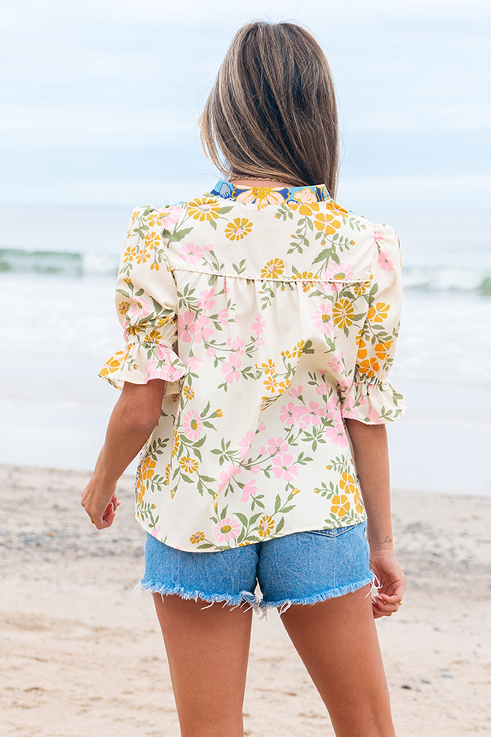 Boho Floral Top