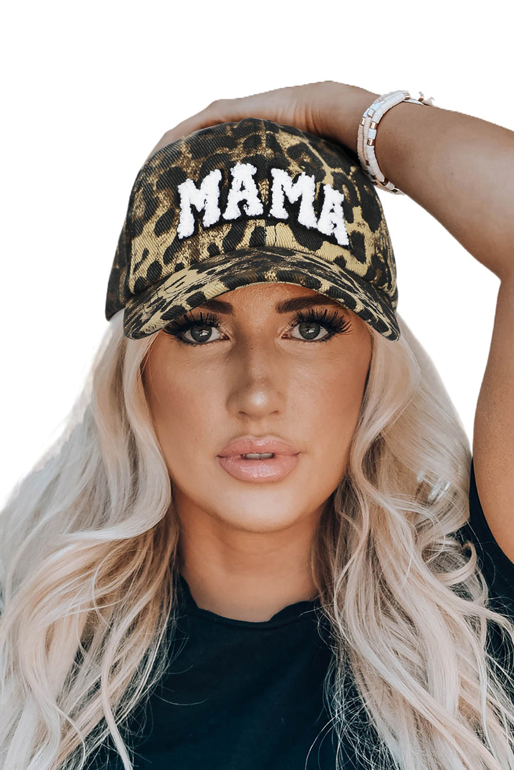 Leopard MAMA Embroidered Baseball Hat