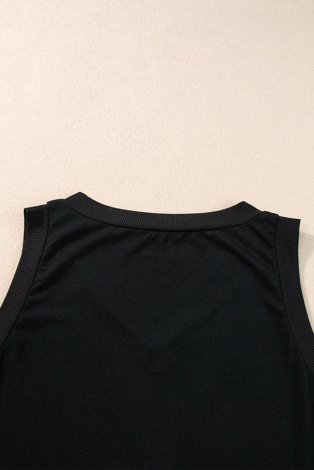 Black Relax Fit Tank