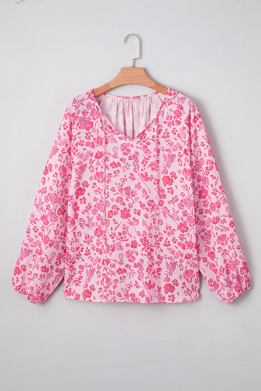 Pink Floral Loose Fit Top