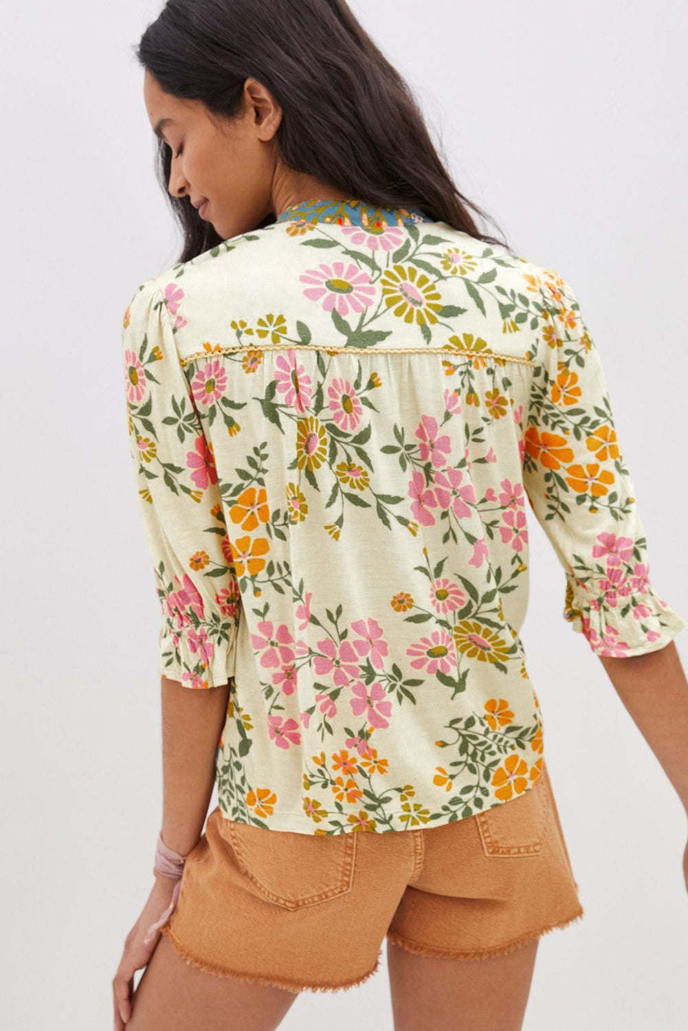 Boho Floral Top